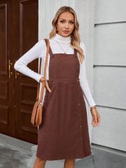 Акція на Сукня осіння жіноча SHEIN GD-00202905 S Бежева від Rozetka