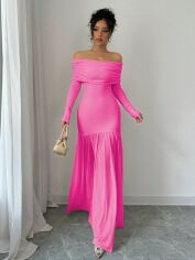 Акція на Сукня осіння жіноча SHEIN GD-00223334 L Фуксія від Rozetka