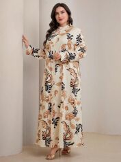 Акція на Сукня осіння жіноча SHEIN GD-00207252 1XL Комбінована від Rozetka