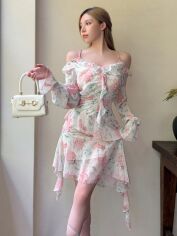 Акція на Сукня осіння жіноча SHEIN GD-00206021 M Комбінована від Rozetka
