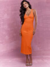 Акція на Сукня жіноча SHEIN GD-00222861 S Помаранчева від Rozetka