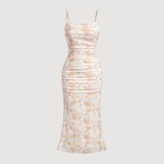 Акція на Сукня жіноча SHEIN GD-00223761 S Жовта від Rozetka