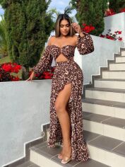 Акція на Сукня жіноча SHEIN GD-00200980 S Комбінована від Rozetka