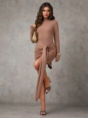 Акція на Сукня осіння жіноча SHEIN GD-00213634 S Хакі від Rozetka