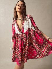 Акція на Сукня літня жіноча Shein GD-00207243 L Зелена від Rozetka