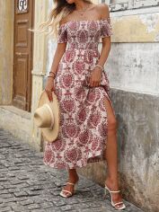 Акція на Сукня літня жіноча Shein GD-00226438 M Помаранчева від Rozetka
