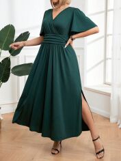 Акція на Сукня літня жіноча Shein GD-00226826 0XL Зелене від Rozetka