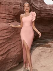 Акція на Сукня літня жіноча Shein GD-00226854 S Рожева від Rozetka