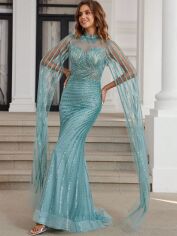 Акція на Сукня осіння жіноча SHEIN GD-00207285 3XL М'ятна від Rozetka