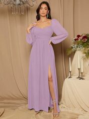 Акція на Сукня осіння жіноча SHEIN GD-00207861 L Лілова від Rozetka