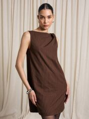 Акція на Сукня літня жіноча SHEIN GD-00220839 S Коричнева від Rozetka