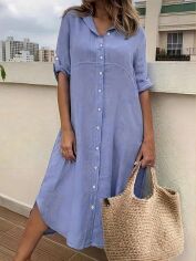 Акція на Сукня жіноча SHEIN GD-00197293 L Синя від Rozetka
