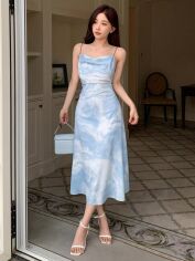 Акція на Сукня жіноча SHEIN GD-00200962 XL Синя від Rozetka