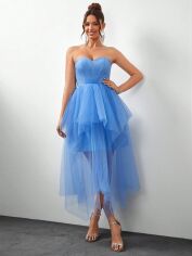 Акція на Сукня жіноча SHEIN GD-00203314 S Блакитна від Rozetka