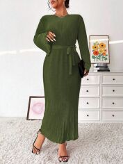 Акція на Сукня жіноча SHEIN GD-00203327 5XL Зелена від Rozetka