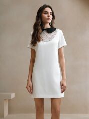 Акція на Сукня літня жіноча SHEIN GD-00217549 S Чорно-біла від Rozetka