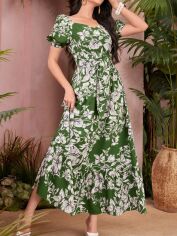 Акція на Сукня літня жіноча Shein GD-00225909 S Зелена від Rozetka