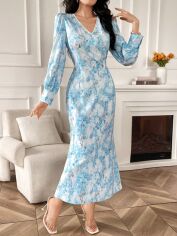 Акція на Сукня жіноча SHEIN GD-00206668 L Синя від Rozetka