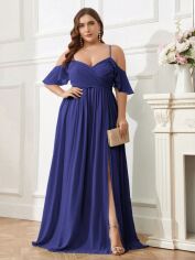 Акція на Сукня жіноча SHEIN GD-00205673 0XL Синя від Rozetka