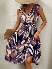 Акція на Сукня жіноча SHEIN GD-00206383 L Комбінована від Rozetka