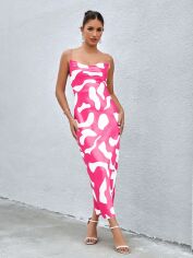 Акція на Сукня жіноча SHEIN GD-00206409 M Фуксія від Rozetka