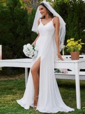 Акція на Сукня жіноча SHEIN GD-00206593 2XL Біла від Rozetka