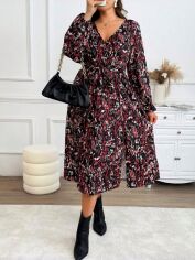 Акція на Сукня осіння жіноча SHEIN GD-00213239 1XL Комбінована від Rozetka