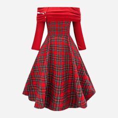 Акція на Сукня осіння жіноча SHEIN GD-00213912 1XL Червона від Rozetka