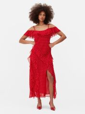 Акція на Сукня довга літня жіноча Primark XAZ519972ROFA 42 Червона з білим від Rozetka