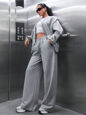 Акція на Спортивний костюм жіночий SHEIN GD-00222354 L Світло-сірий від Rozetka