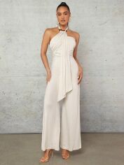 Акція на Комбінезон жіночий SHEIN GD-00210540 S Кремовий від Rozetka