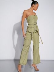 Акція на Комбінезон жіночий SHEIN GD-00204900 L Хакі від Rozetka