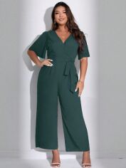 Акція на Комбінезон жіночий SHEIN GD-00217606 2XL Темно-зелений від Rozetka