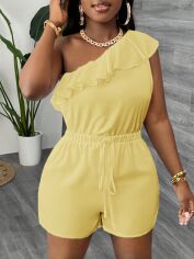 Акція на Комбінезон жіночий SHEIN GD-00208768 L Гірчичний від Rozetka