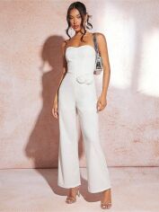 Акція на Комбінезон жіночий SHEIN GD-00225105 XS Білий від Rozetka