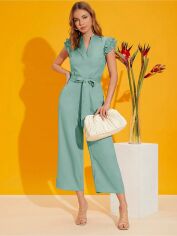 Акція на Комбінезон жіночий SHEIN GD-00226793 XL М'ятний від Rozetka