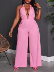 Акція на Комбінезон жіночий SHEIN GD-00218121 3XL Рожевий від Rozetka