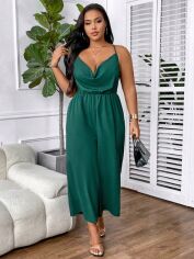 Акція на Комбінезон жіночий SHEIN GD-00203464 0XL Зелений від Rozetka