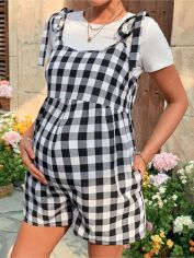 Акція на Комбінезон для вагітних SHEIN GD-00221323 M Різнокольоровий від Rozetka