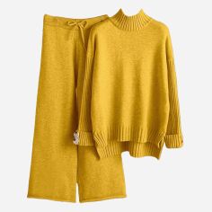 Акція на Костюм жіночий SHEIN GD-00205542 M Гірчичний від Rozetka