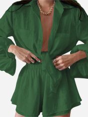 Акція на Костюм жіночий SHEIN GD-00214830 XL Темно-зелений від Rozetka