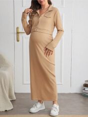 Акція на Костюм для вагітних SHEIN GD-00208939 L Хакі від Rozetka