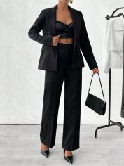 Акція на Костюм жіночий SHEIN GD-00208022 XL Чорний від Rozetka