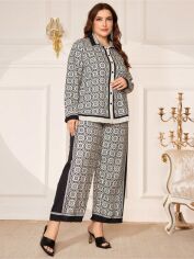 Акція на Костюм жіночий SHEIN GD-00203116 1XL Різнокольоровий від Rozetka