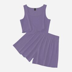 Акція на Костюм жіночий SHEIN GD-00225371 1XL Ліловий від Rozetka