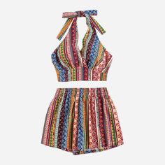 Акція на Костюм жіночий SHEIN GD-00218367 XS Різнокольоровий від Rozetka