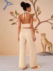 Акція на Костюм жіночий SHEIN GD-00195569 L Кремовий від Rozetka