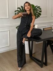 Акція на Костюм діловий жіночий SHEIN GD-00223128 XL Чорний від Rozetka