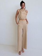 Акція на Костюм вечірній жіночий SHEIN GD-00195269 XS Пісочний від Rozetka