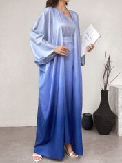 Акція на Костюм вечірній оверсайз жіночий SHEIN GD-00209346 XL Синій від Rozetka
